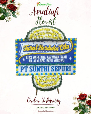 Papan Bunga Duka di Kepung
