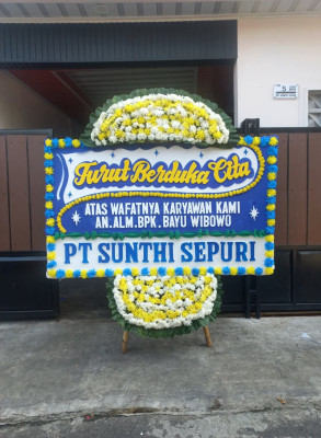 Papan Bunga Duka di Kepung